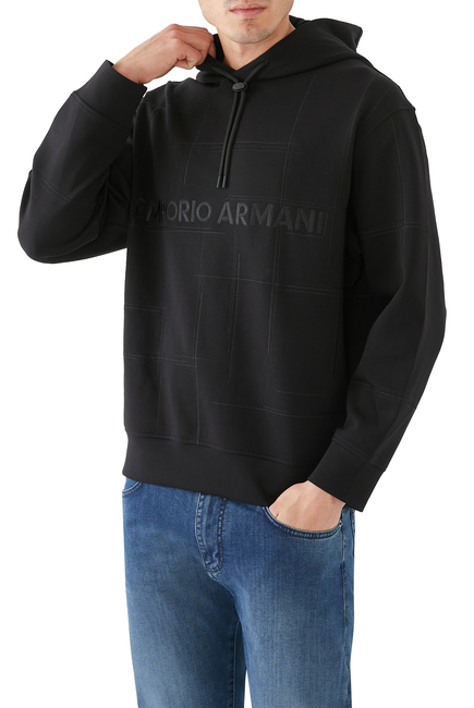 Double-Jersey Hooded Sweatshirt